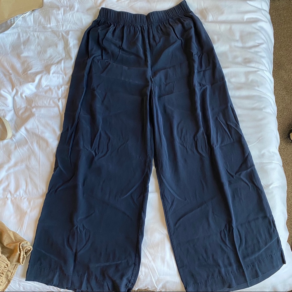 Elizabeth Suzann Florence Pants in Navy Silk